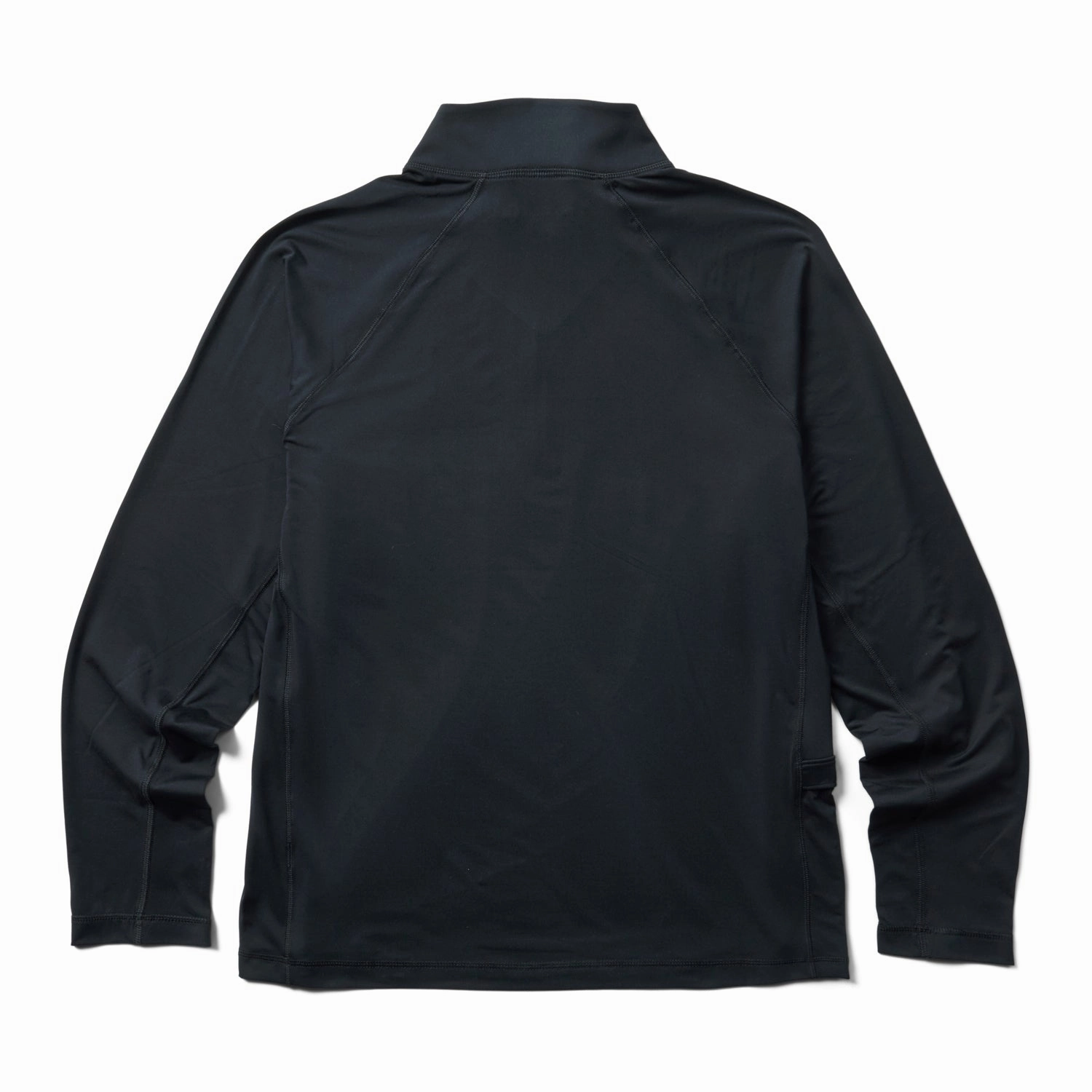Smooth Finish Wolverine Mens Black Polyester L/S Tactical Sun-Stop Eco Zip Shirt