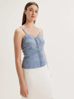 HighCollar Design Silicone Grip Interior Miss Carlo Top