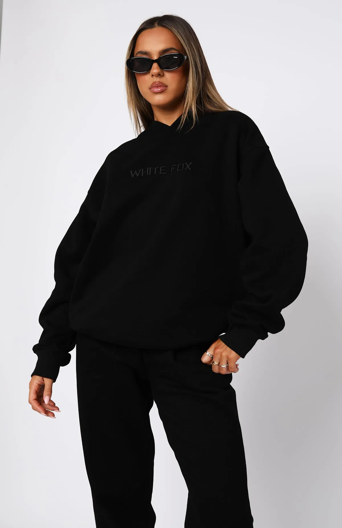 Stay Lifted Oversized Hoodie Black Daily Ready