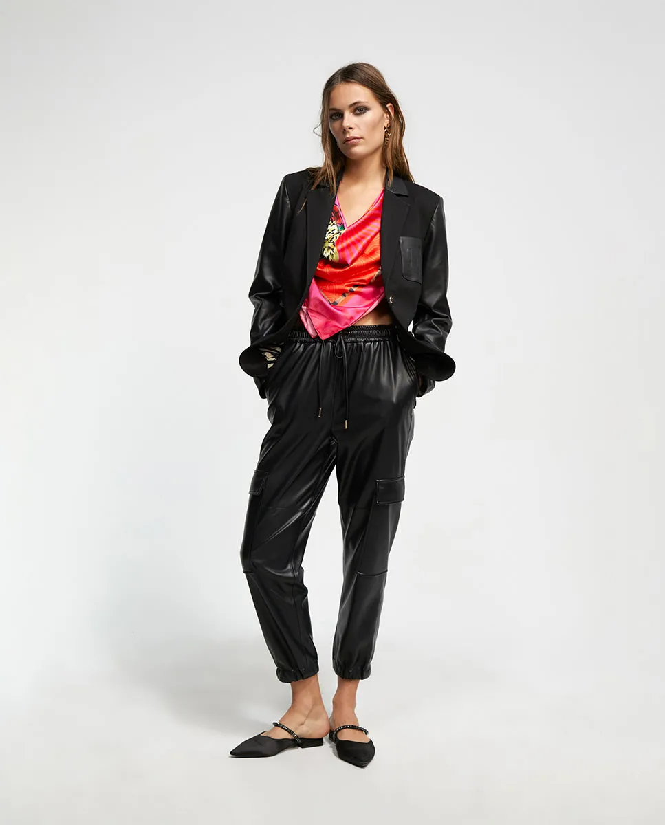 Contrast blazer