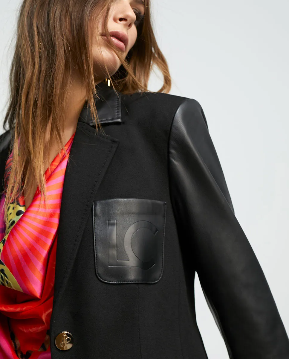 Contrast blazer