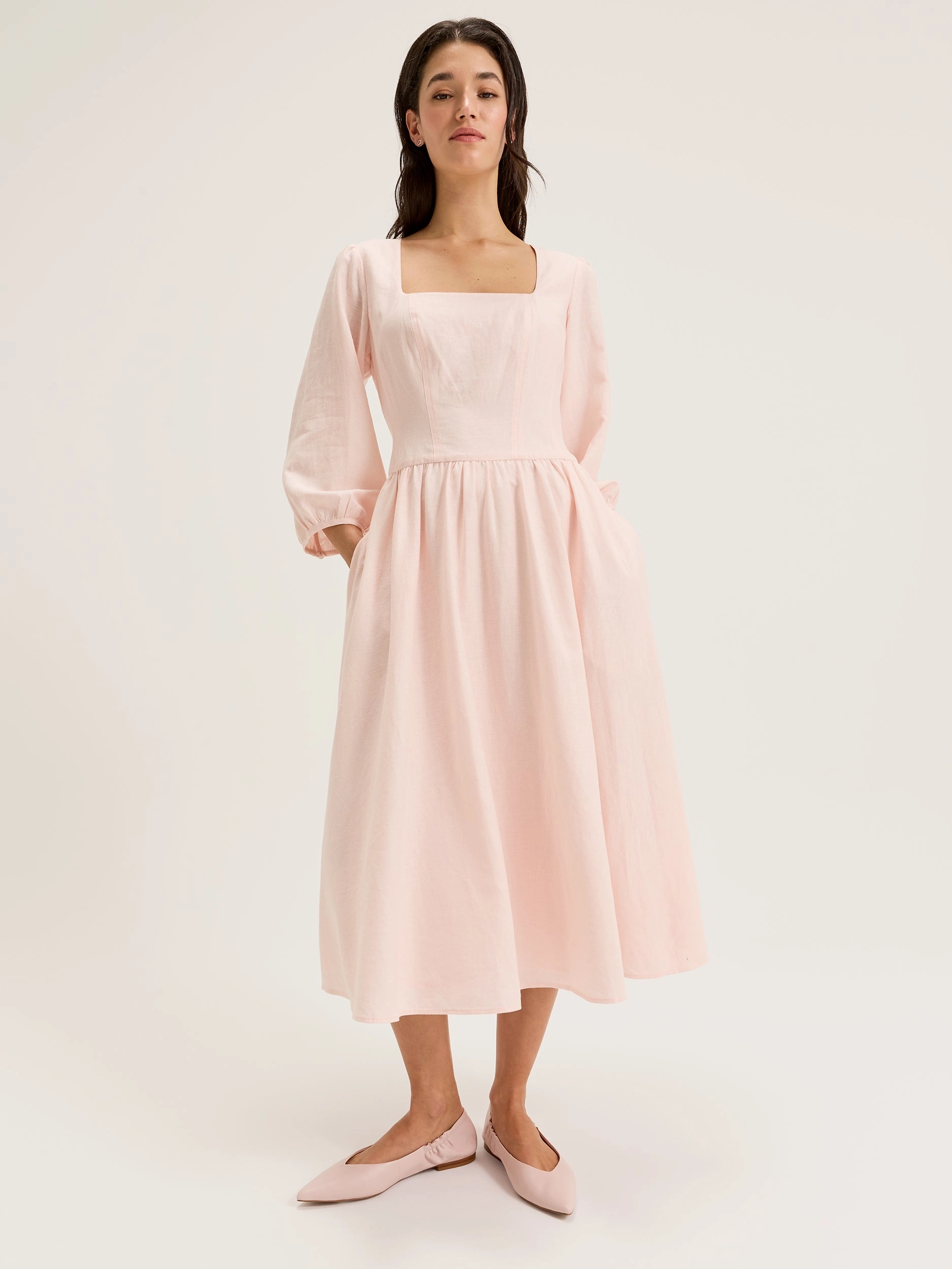 Day Magic Pink Glow Coppelia Midi Dress