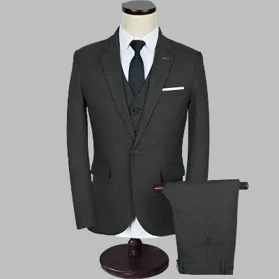 Corden Three Piece Grey Suit