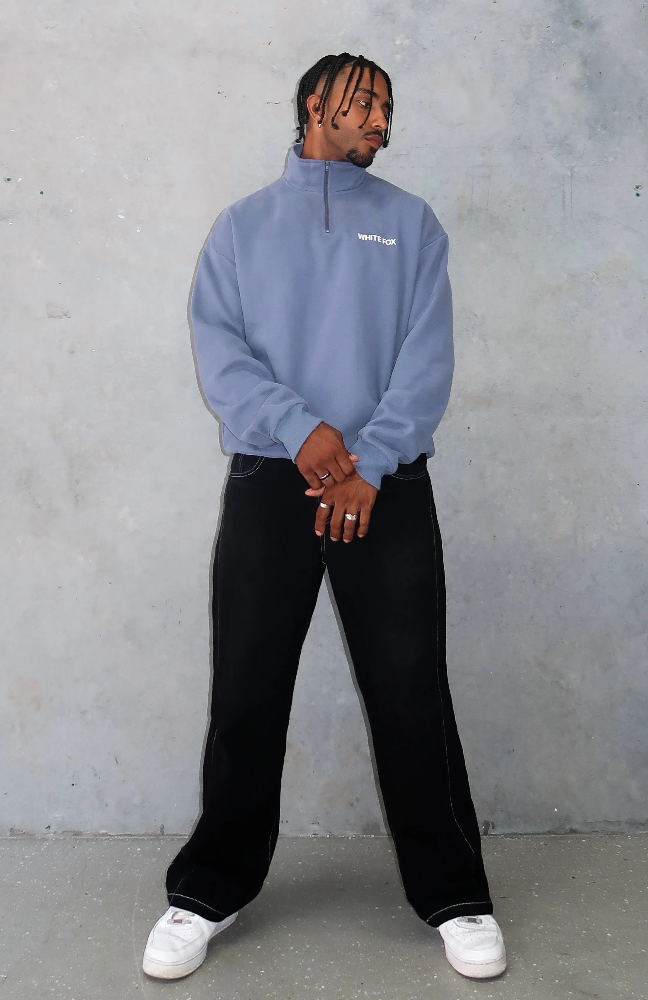 Core Classic Zip Front Sweater Ocean UVProtective Knit Density