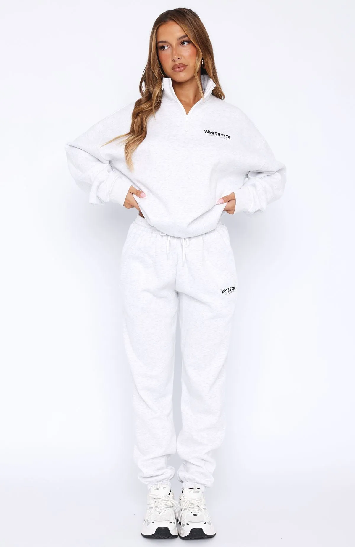 Core Essentials Sweatpants Grey Marle Eco Conscious Manufacturing