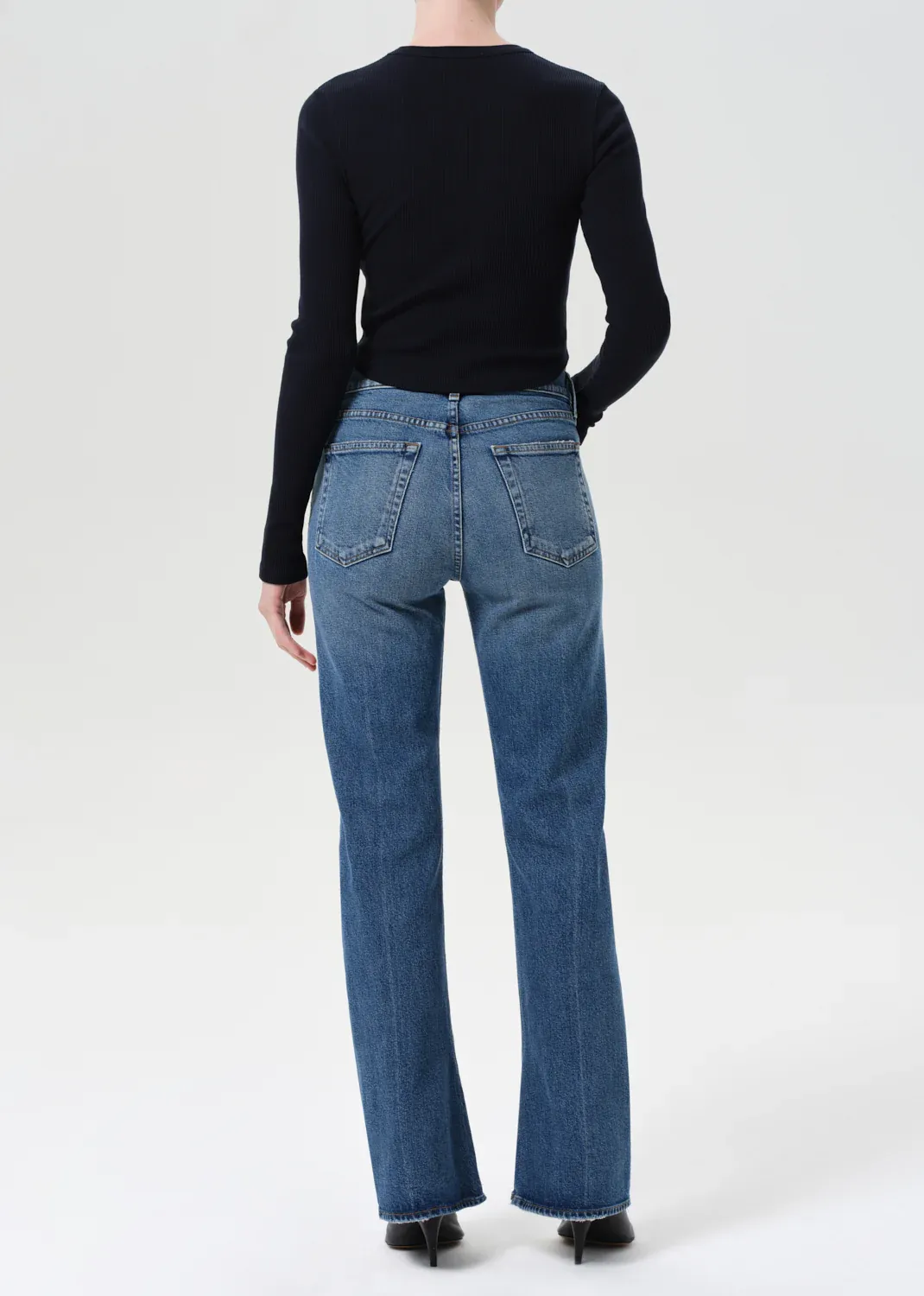 Effortless Design Mid Rise Kick Boot Jeans - Curve