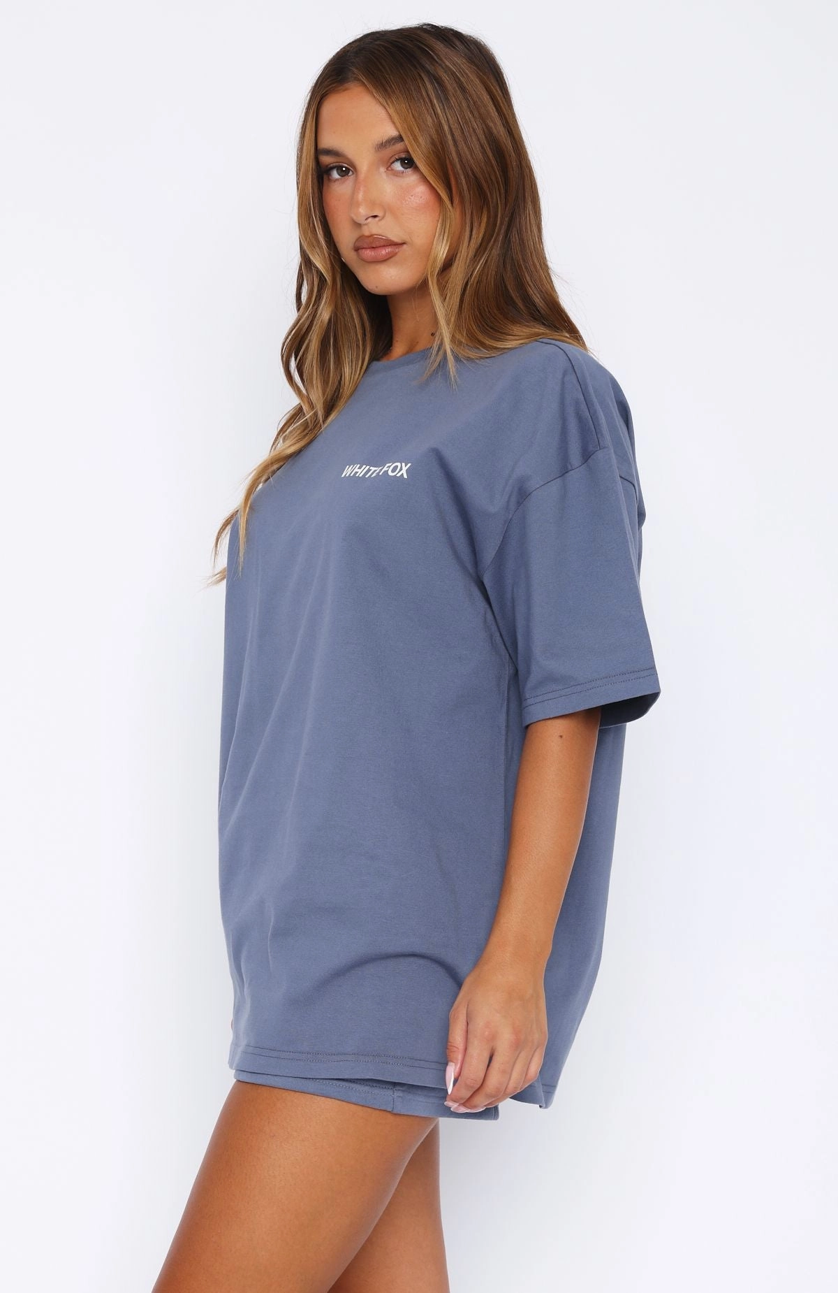Odor Resistant Treatment Core Classic Oversized Tee Ocean