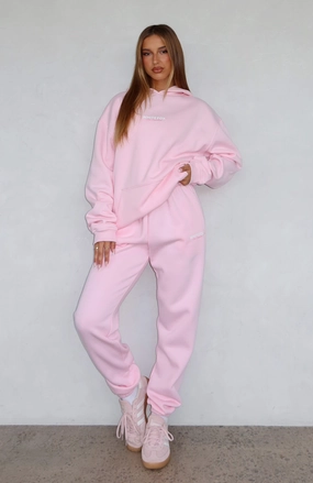 Core Essentials Sweatpants Pink Daily Layered Mild Weather