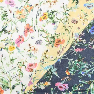 Cotton 30/1 SZ Jersey Digital Print Fabric - Botanical