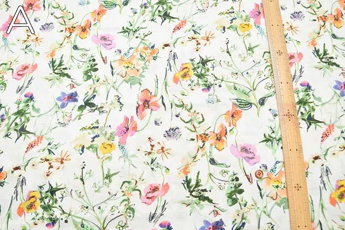 Cotton 30/1 SZ Jersey Digital Print Fabric - Botanical