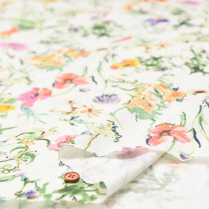 Cotton 30/1 SZ Jersey Digital Print Fabric - Botanical