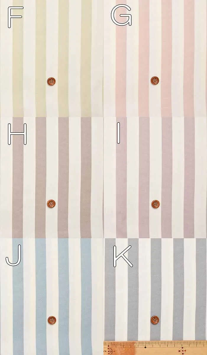 Cotton Ox Print Fabric Stripe 1