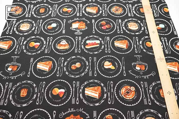 Cotton Oxford Fabric - Chocolatic memory - Sweets