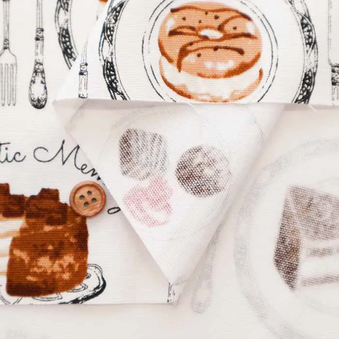 Cotton Oxford Fabric - Chocolatic memory - Sweets