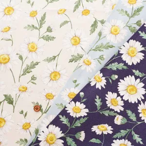 Cotton Oxford Fabric - LE DEPART - Flower Garden Daisy