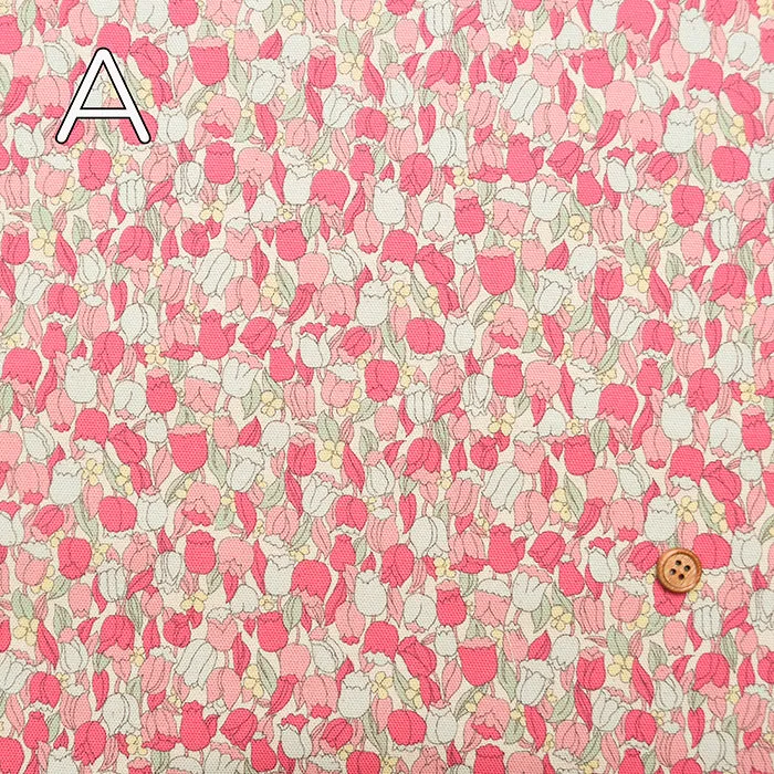 Cotton Oxford Print Fabric - Dram girl Tulip