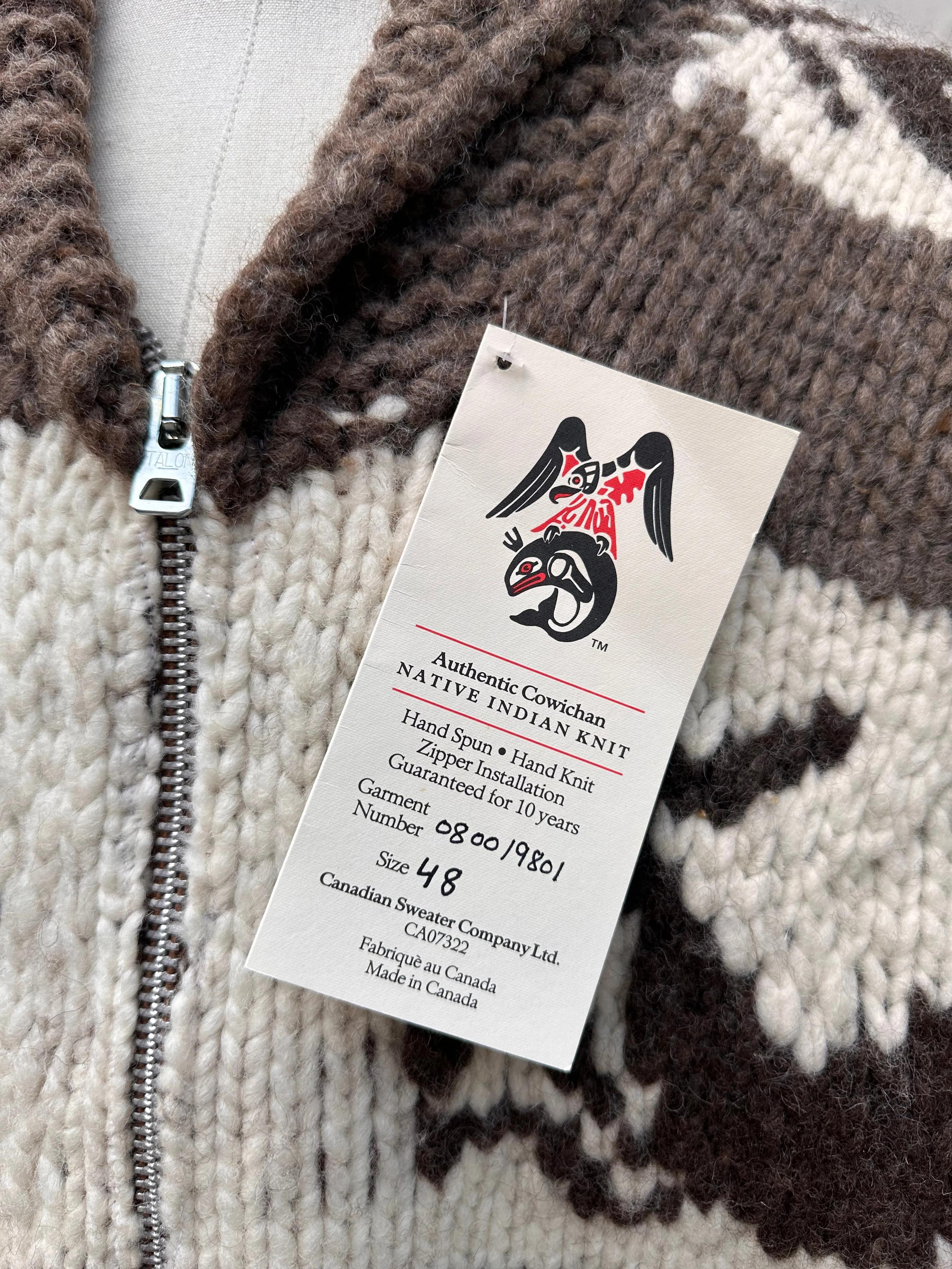 Cowichan Sweater - 48"