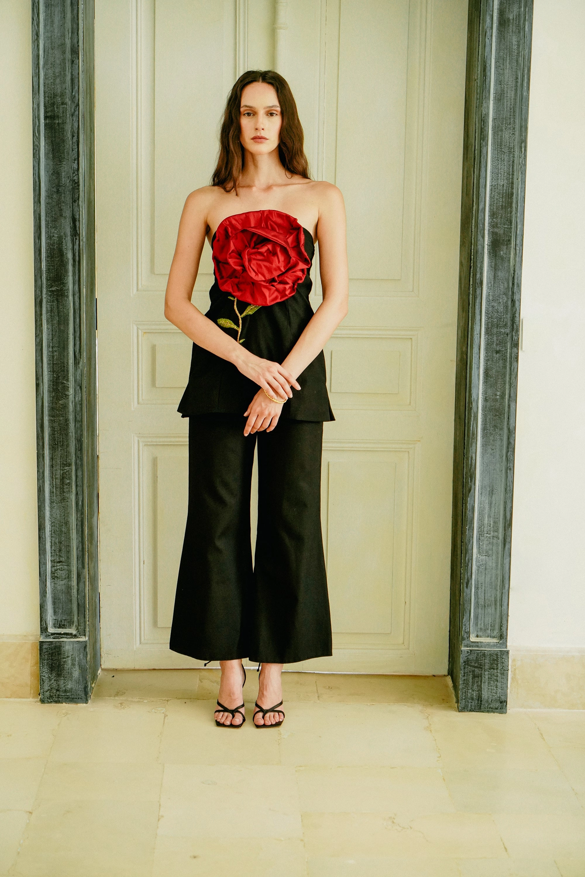 Rose Des Vents Bustier Trendy Shirt