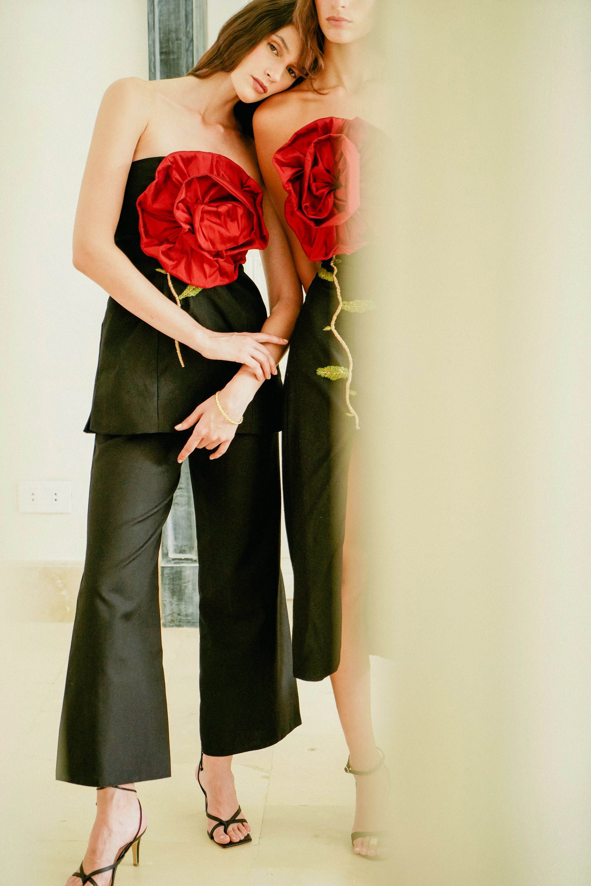 AntiSnag Fabric Rose Des Vents Bustier