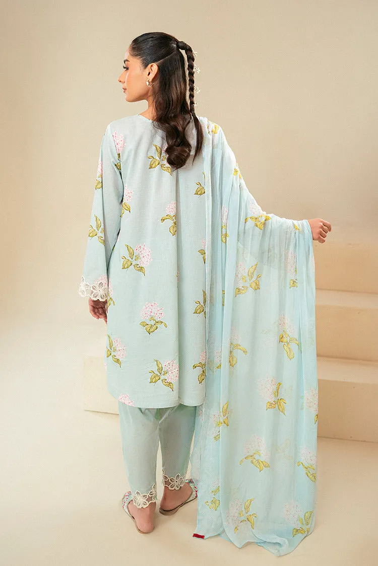 Cross Stitch - Daily Unstitched Lawn Collection - Dim Gray