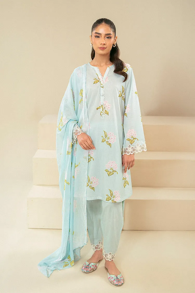 Cross Stitch - Daily Unstitched Lawn Collection - Dim Gray