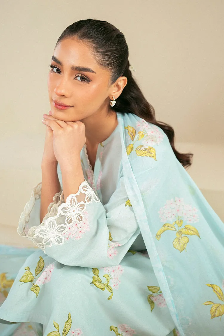 Cross Stitch - Daily Unstitched Lawn Collection - Dim Gray