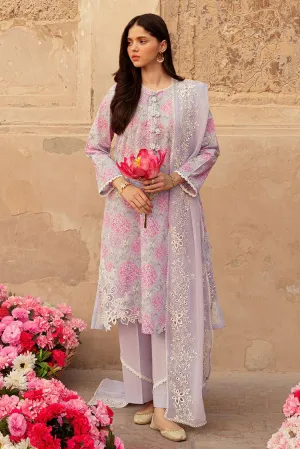 Cross Stitch - Unstitched Premium Lawn Collection - Lilac Dream