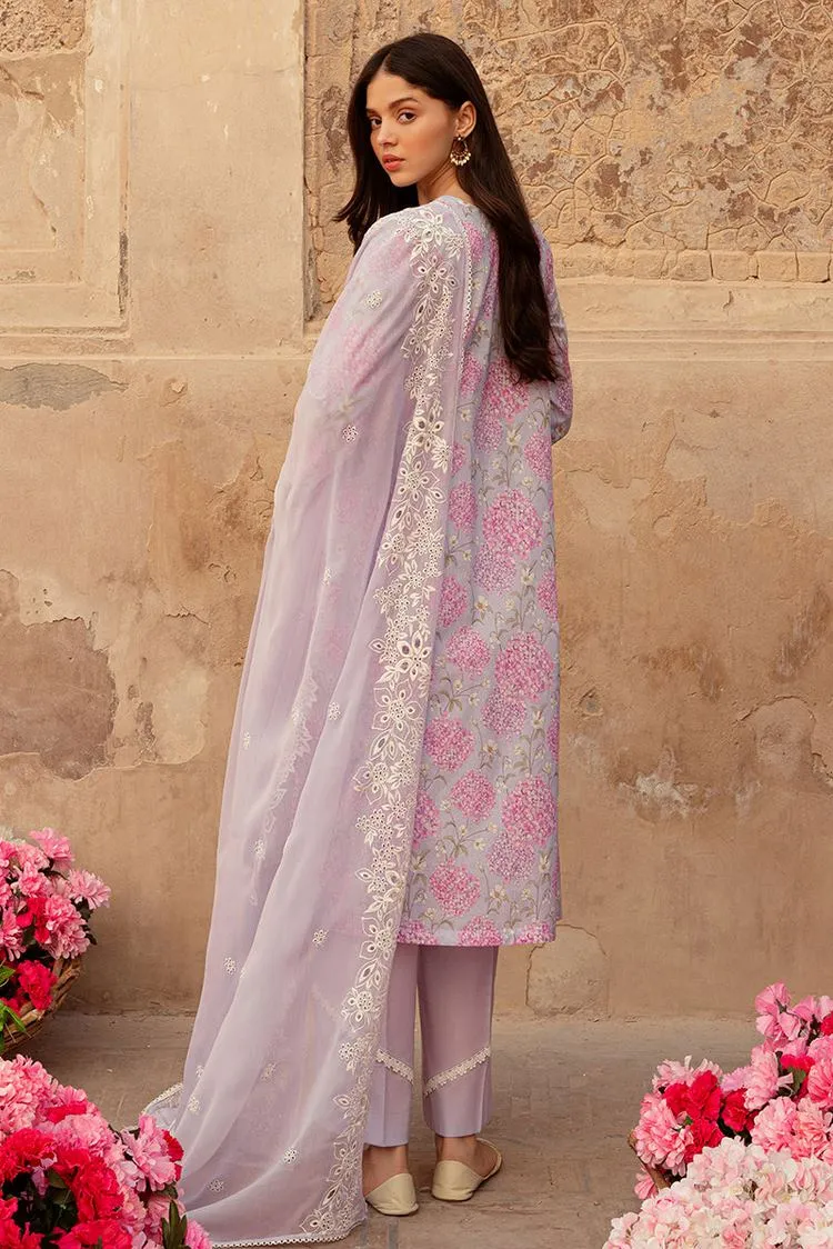 Cross Stitch - Unstitched Premium Lawn Collection - Lilac Dream