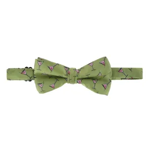 CTM® Men's Martini Glass Bow Tie