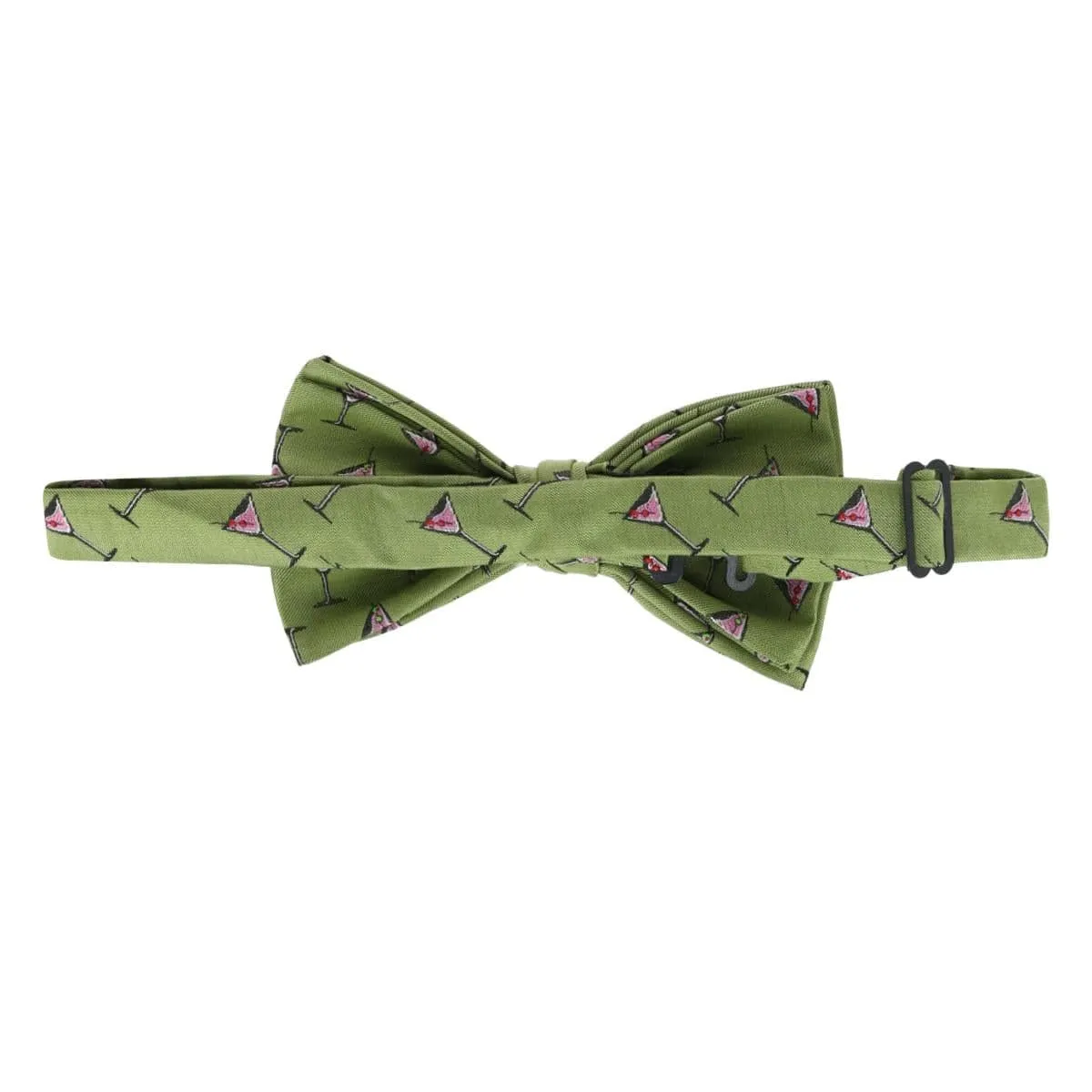 CTM® Men's Martini Glass Bow Tie