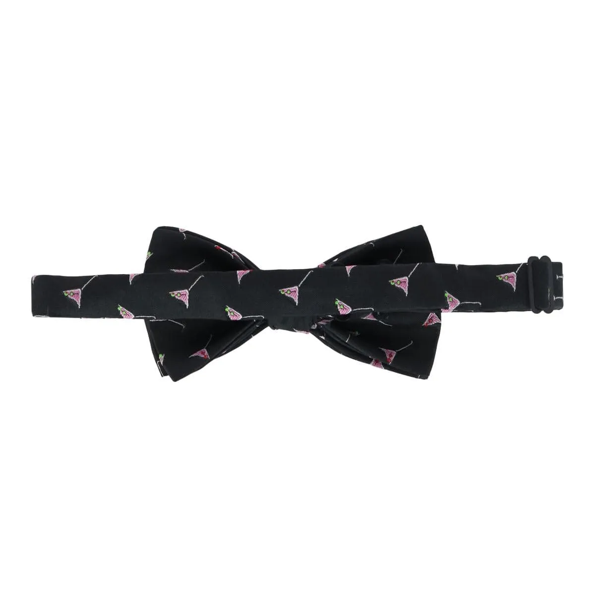 CTM® Men's Martini Glass Bow Tie