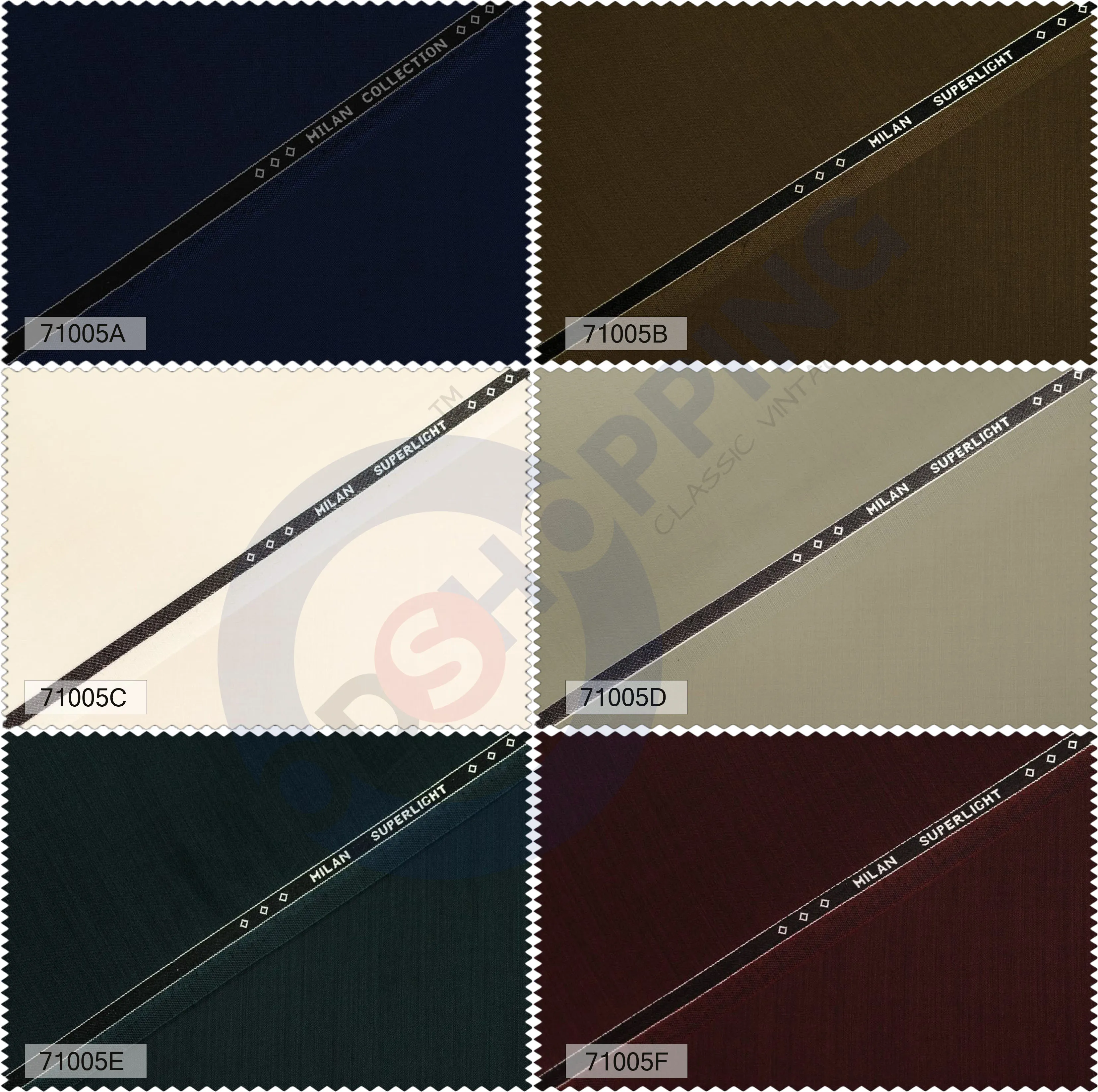 Custom 2 Piece Suit - MILAN Super Fine Luxury Wool Suitings