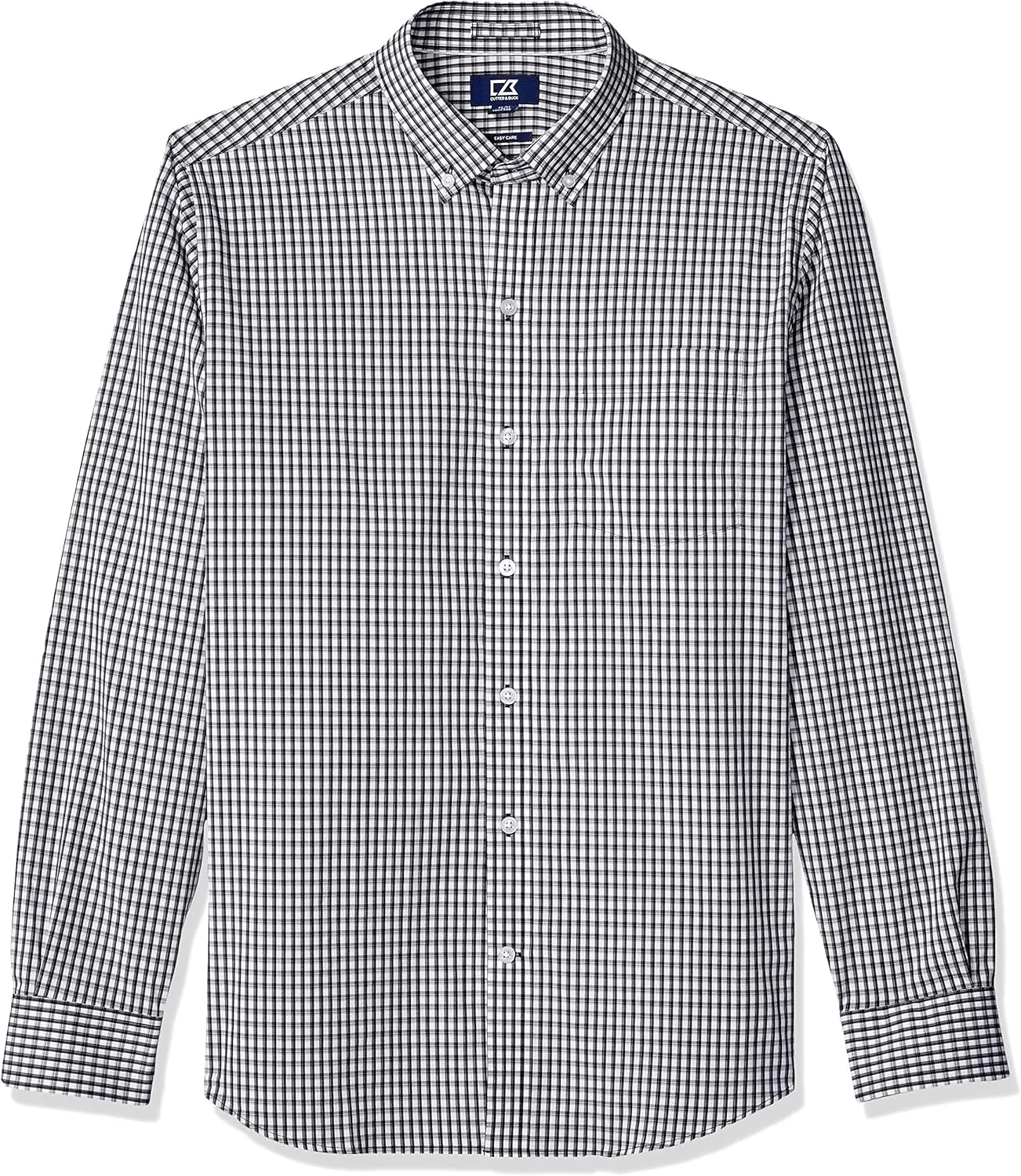 Cutter & Buck Men's Wrinkle Resistant Stretch Long Sleeve Button Down Shirt