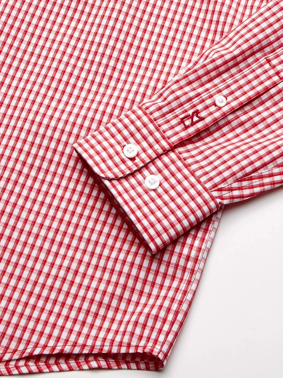 Cutter & Buck Men's Wrinkle Resistant Stretch Long Sleeve Button Down Shirt