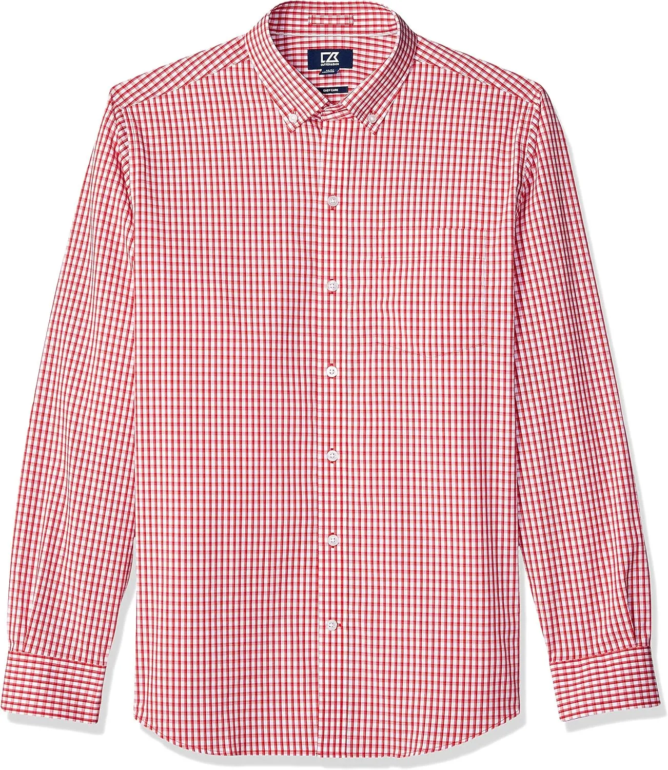 Cutter & Buck Men's Wrinkle Resistant Stretch Long Sleeve Button Down Shirt