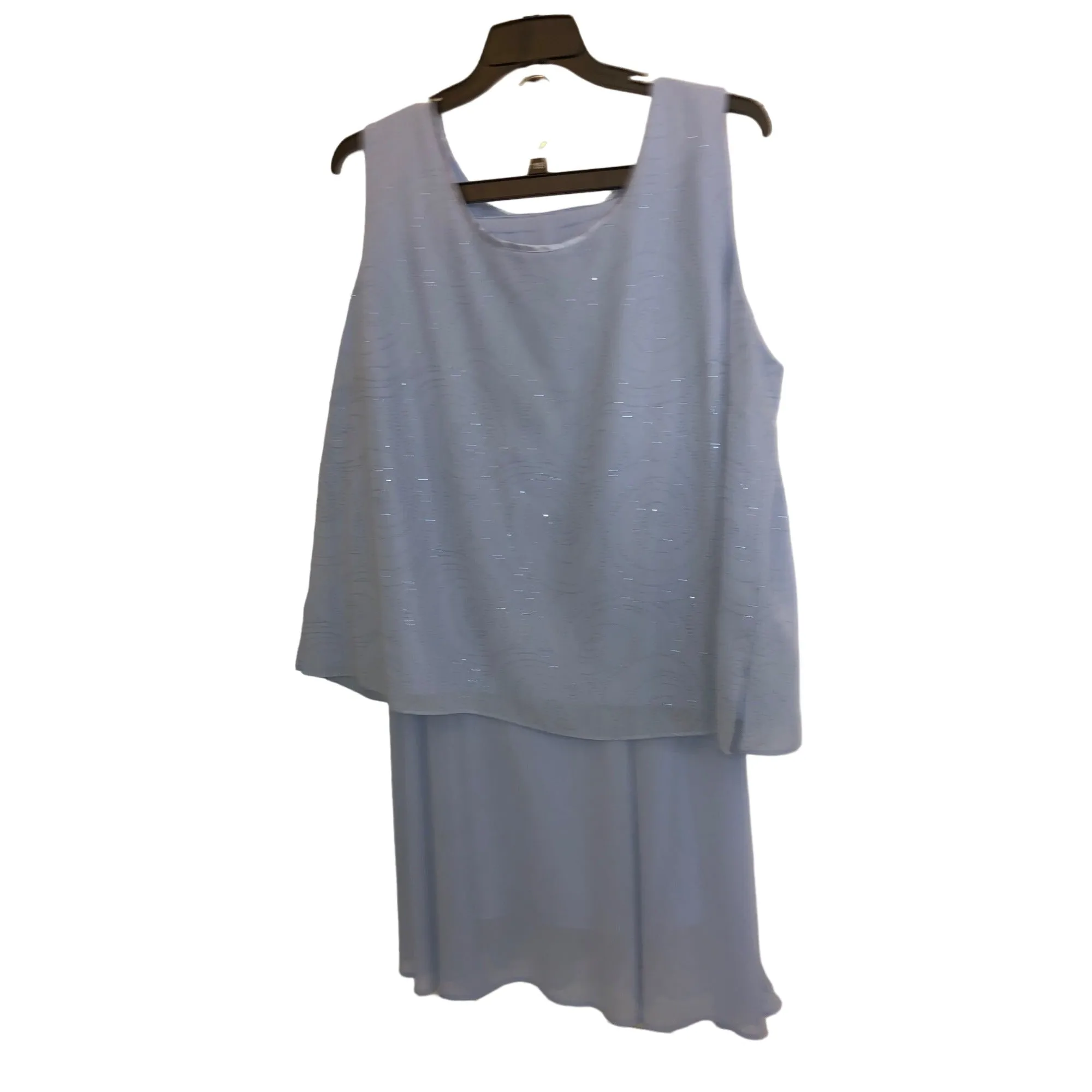 DANA Kay Light Blue 3 Piece Dressy Skirt Suit