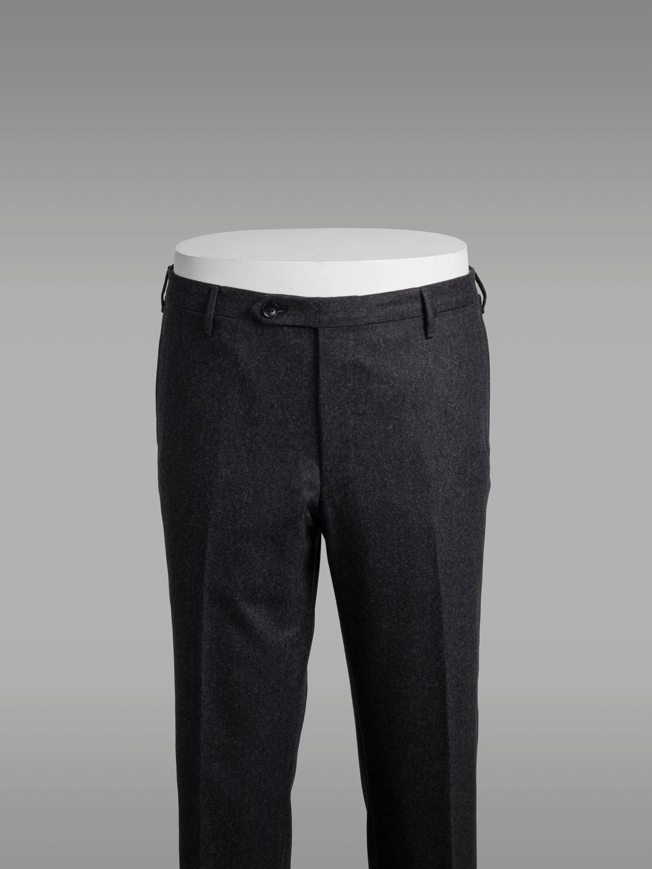Dark grey flannel trousers
