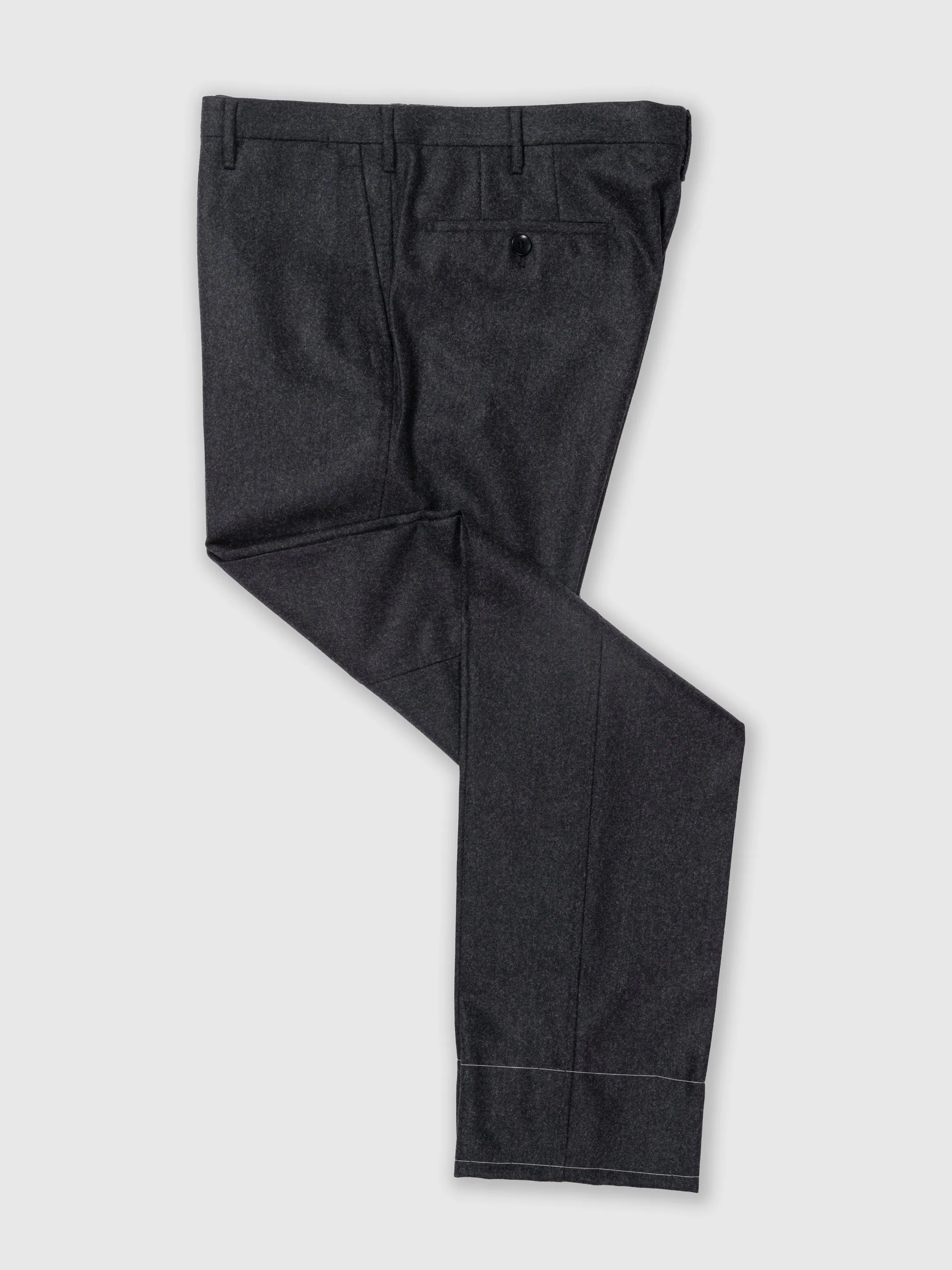Dark grey flannel trousers