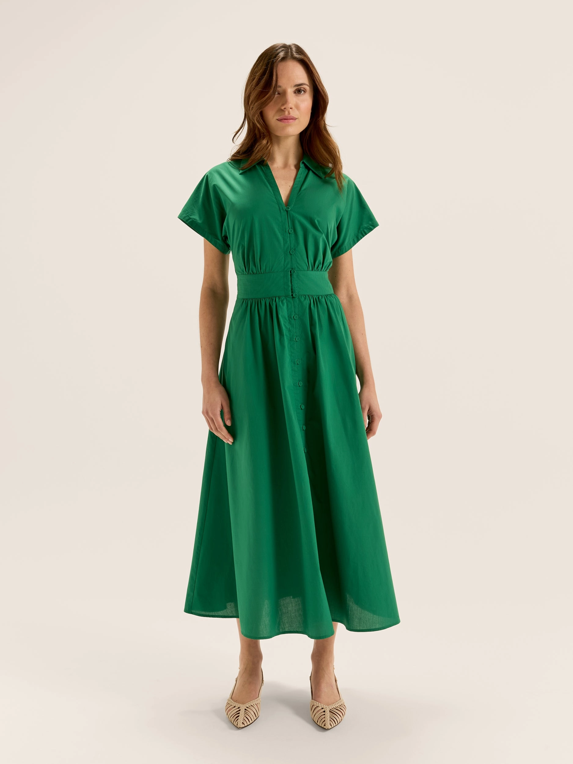 Smart Waistband Fit Marlee Shirtdress