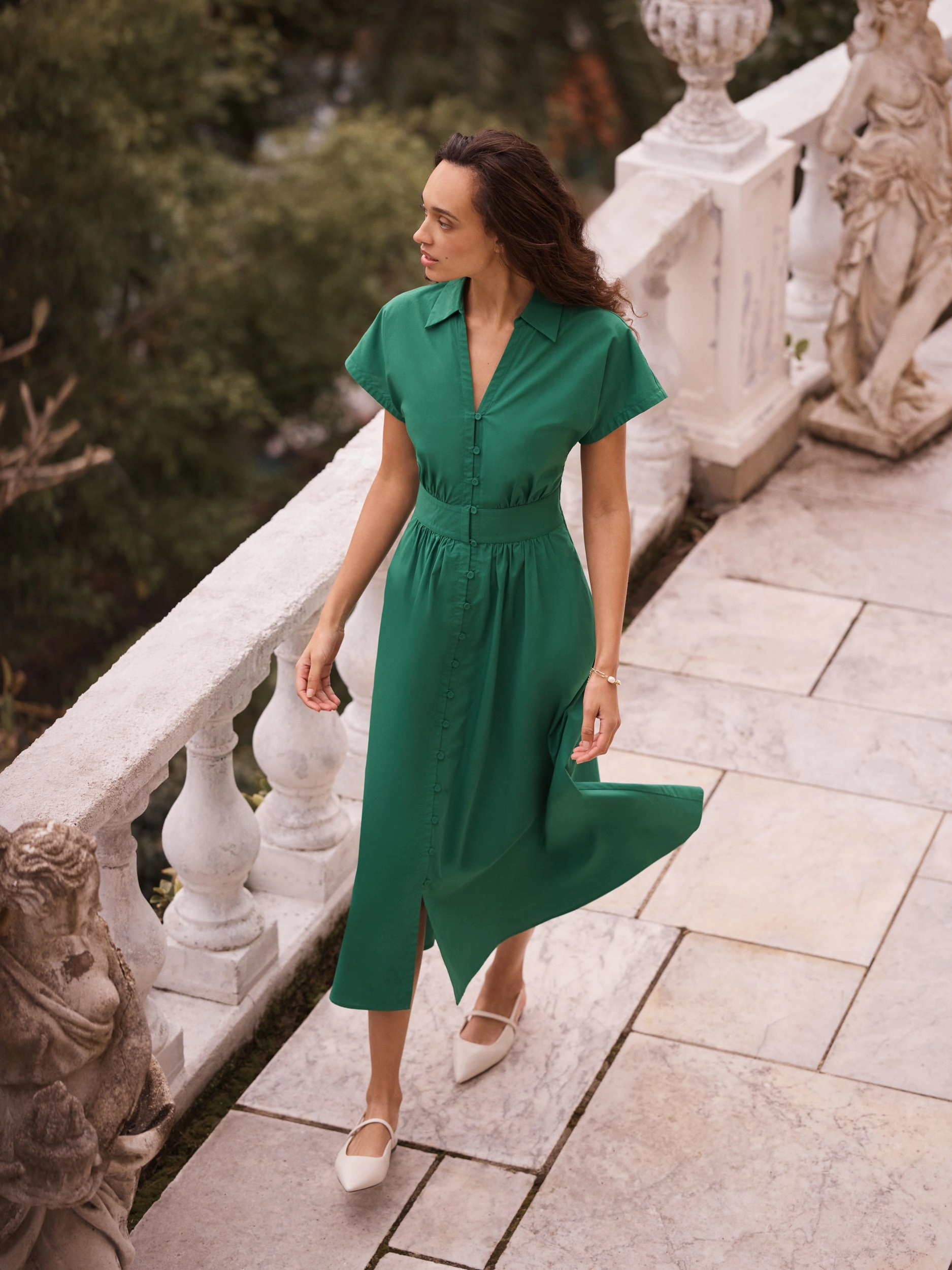 Bust-Enhancing Chill Fashion Marlee Shirtdress