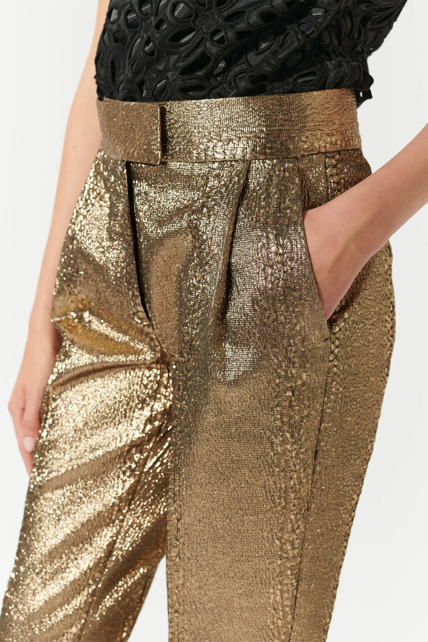 Dea Kudibal CamettiDEA Trousers Black Gold 0381024