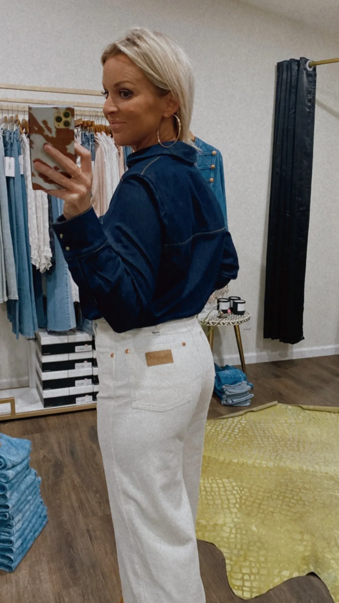 Dear John Star Western Shirt in Breakwater