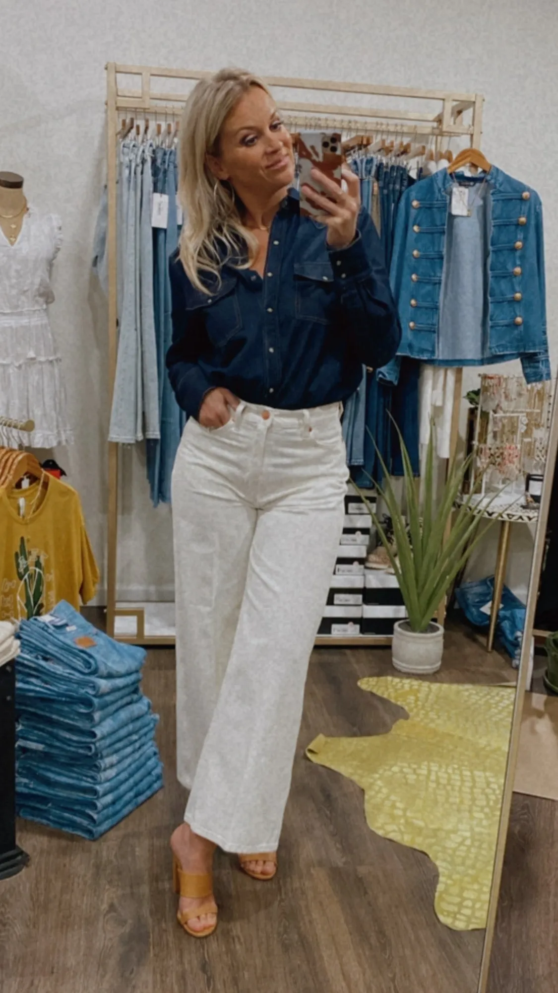 Dear John Star Western Shirt in Breakwater