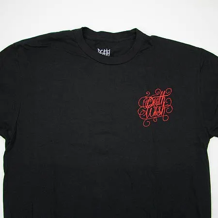 Deathwish Gang Logo Roses T Shirt