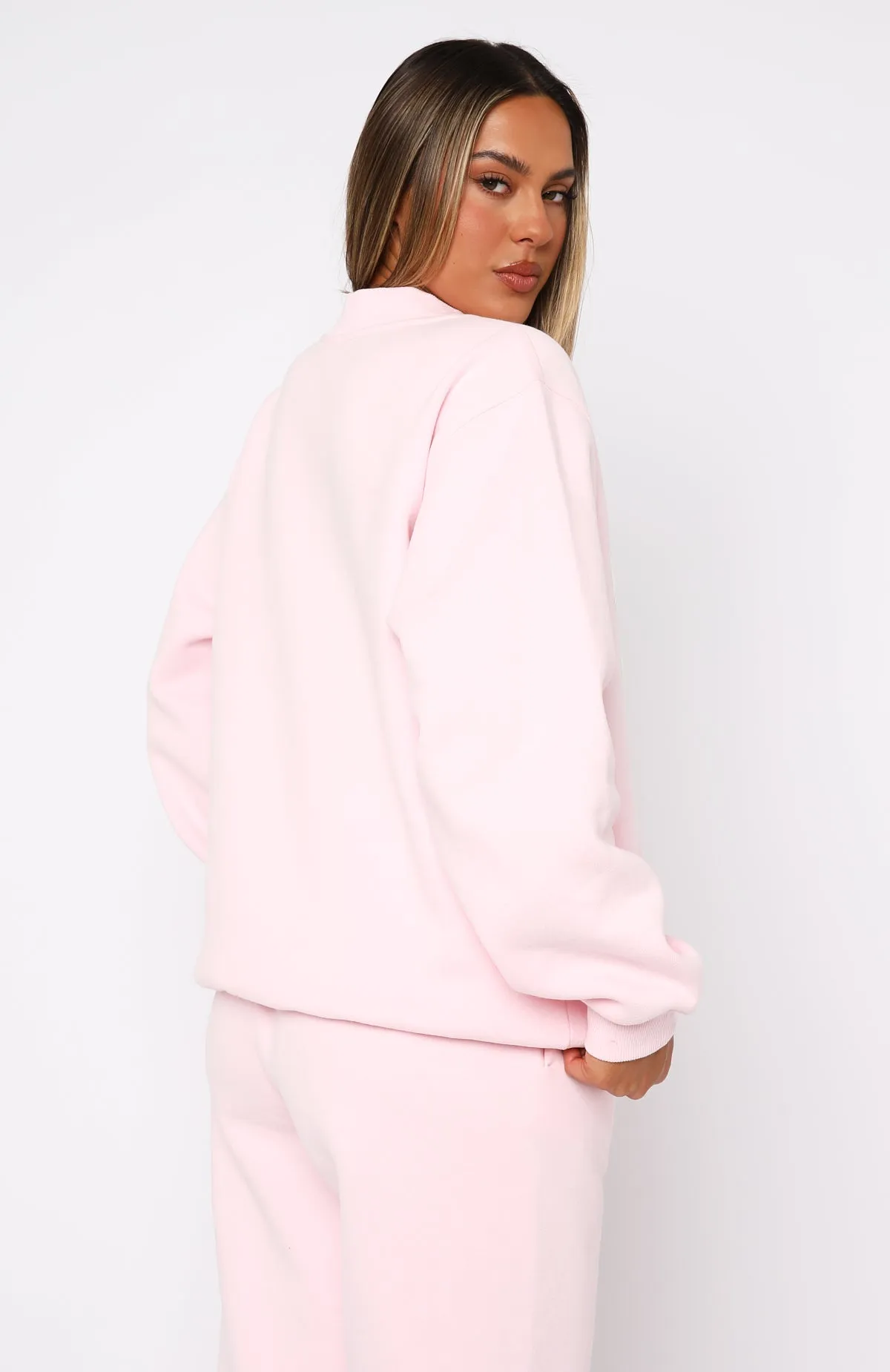 Neutral Style Home Warmth Decade Classics Varsity Oversized Sweater Posy