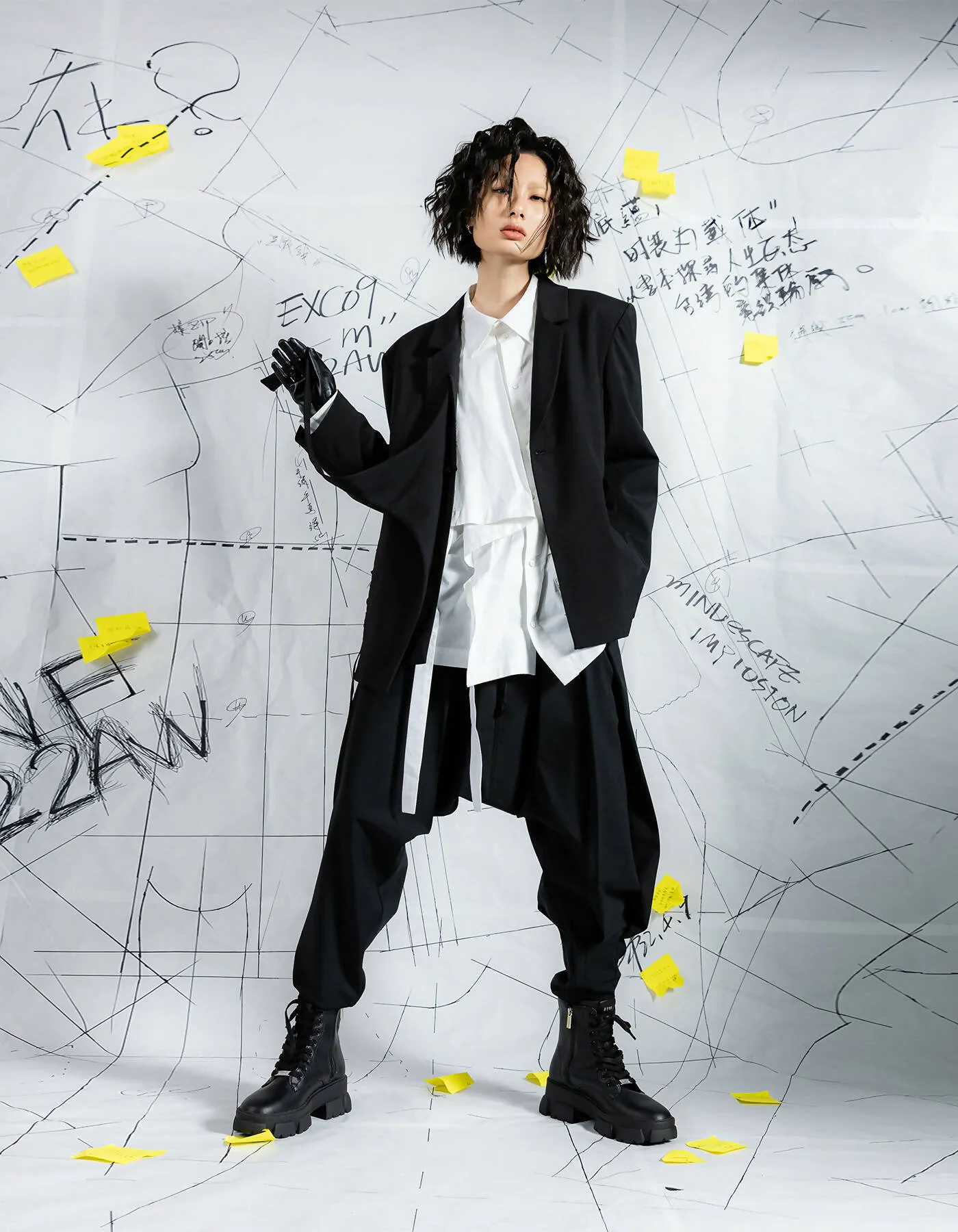Deconstructed Corset-Like Blazer