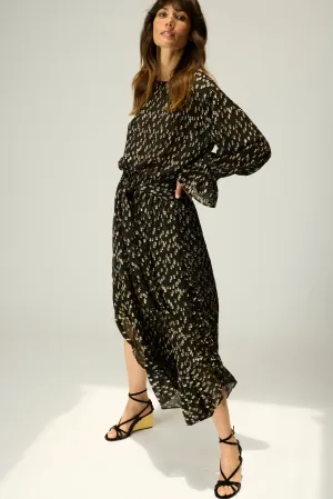 CAMILLE DRESS WITH SASH Fresh Energy