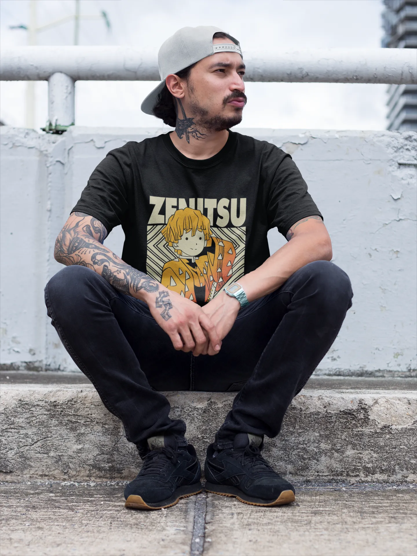Demon Slayer-  Zenitsu- Anime- Regular Fit T-Shirts