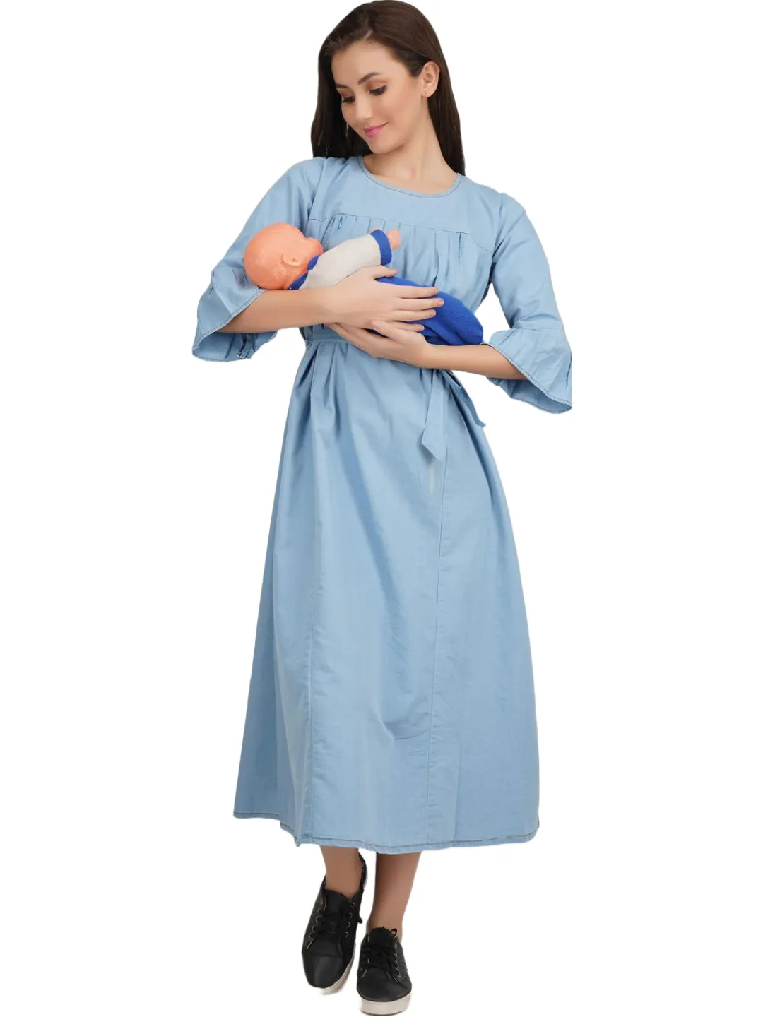 Denim Maternity  dress