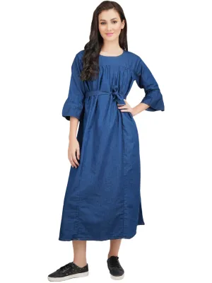 Denim Maternity  dress